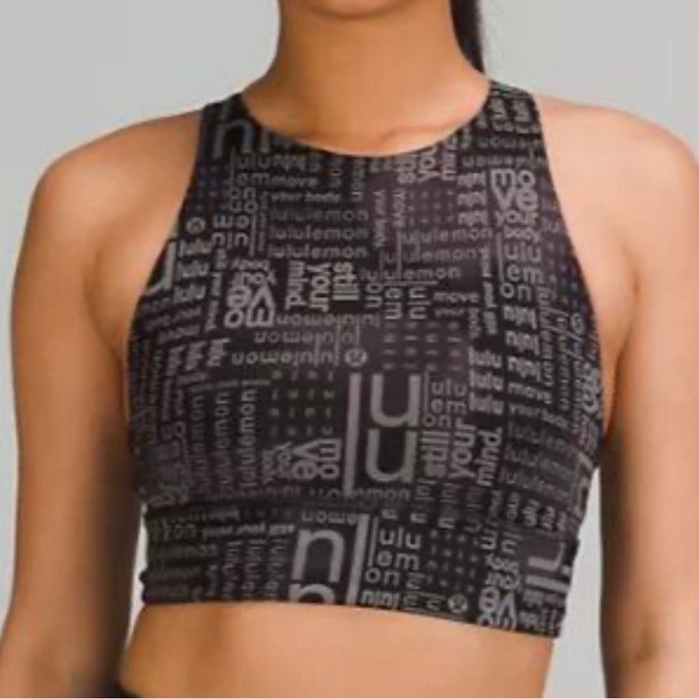 **SOLD ON MERCARI**Lululemon Energy Logo Sports Bra Size 10 - Picture 1 of 5